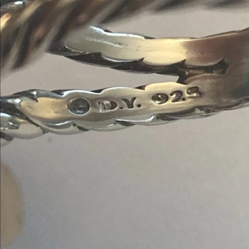 David Yurman Blue Topaz Hampton Ring - Picture 5 of 9